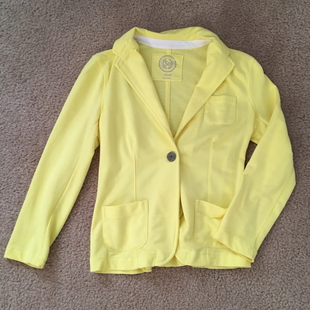 Yellow Blazer